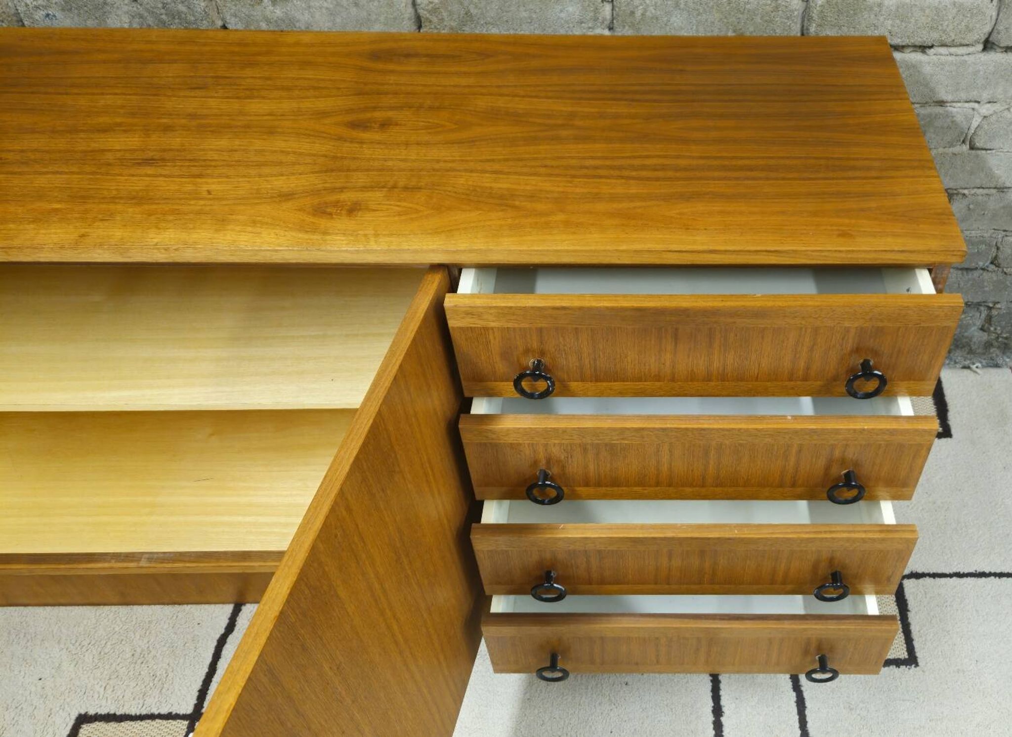 1960s vintage Scandinavian enfilade