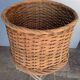 Cache pot 43 cm panier rotin vintage ep 1960