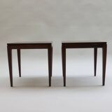 Paire de tables d'appoint Afrormosia des années 1960 par Richard Hornby Mid Century