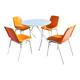 Salon de jardin vintage fer et plastique