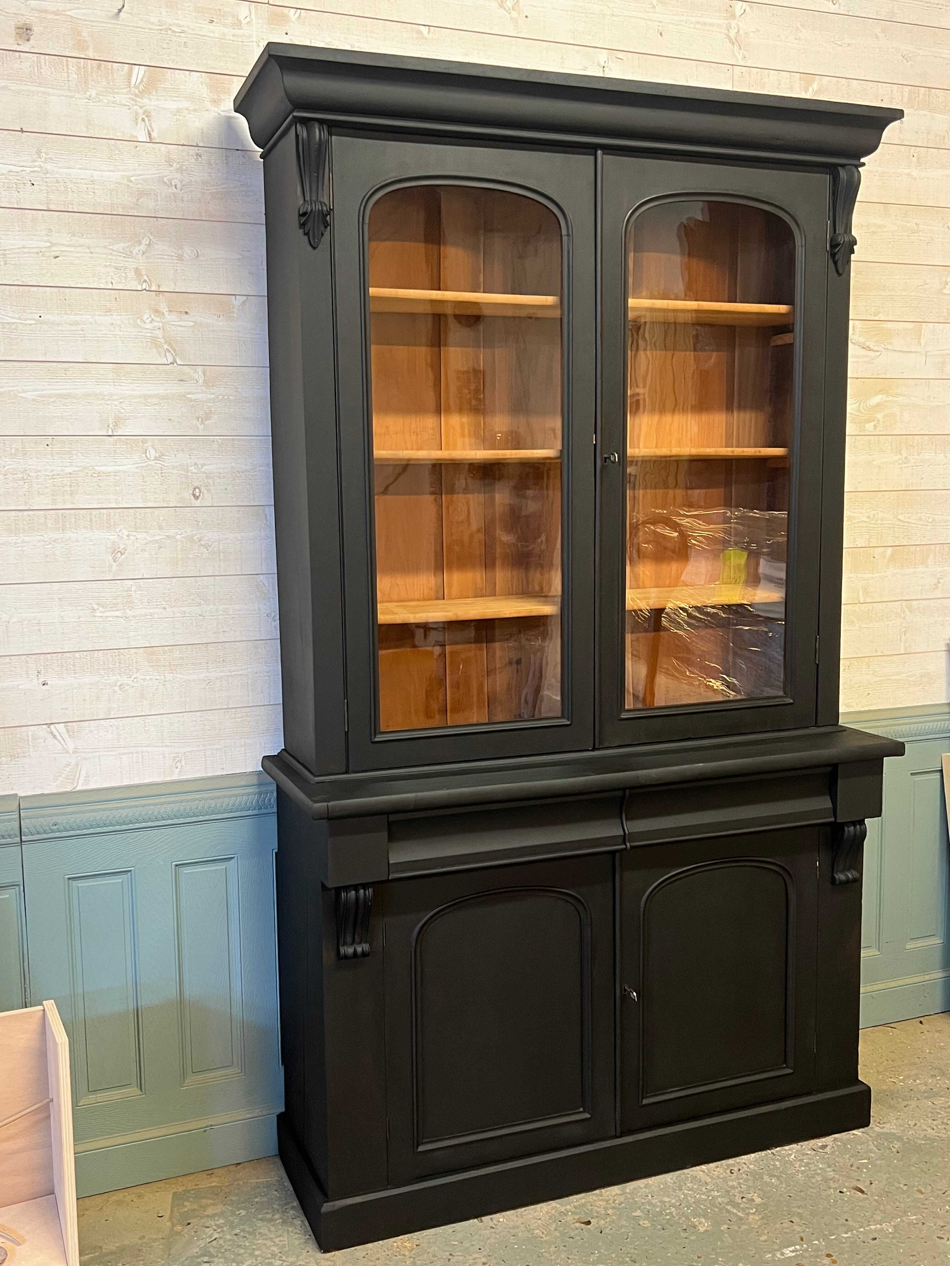 English two-body sideboard