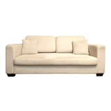 Off-white 3-seater sofa