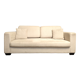 Off-white 3-seater sofa