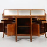 Exceptional hemisphere Art Nouveau Sideboard by Maurice Dufrene, France 1911