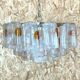 Lustre espace en verre age 60s