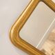Louis Philippe gilded mirror with gold leaf - 19th century - 72 x 54 cm