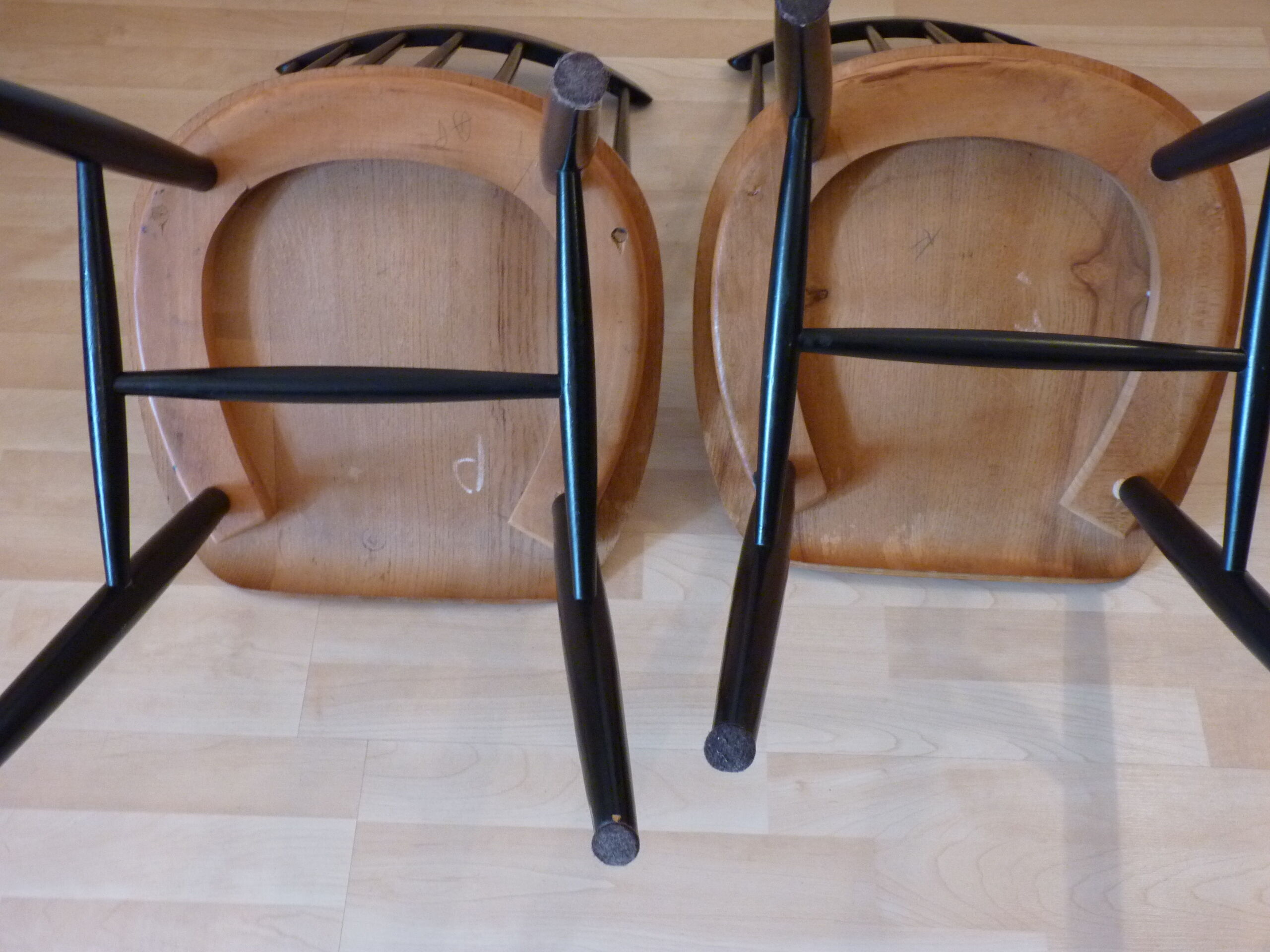 Pair of chairs Fanett design Ilmari Tapiovaara