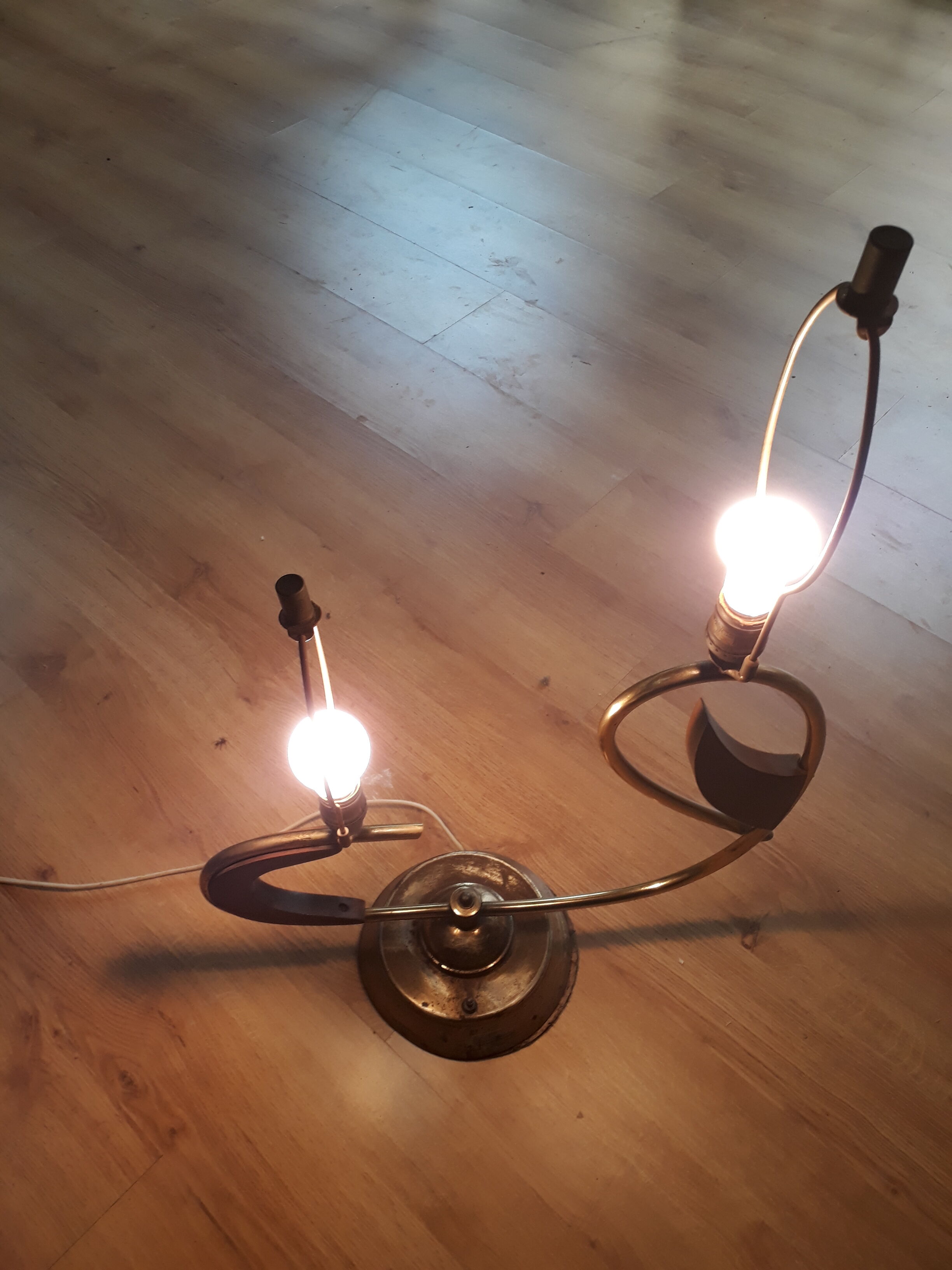 Atomic lamp usa vintage 1950