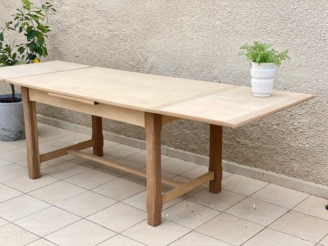 Extended farmhouse table