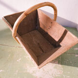 Panier en bois vendange