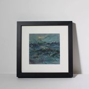 Oil Painting "The Dark Sea", 1960s, Latvia