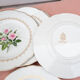 6 assiettes à dessert Bagatelle Luneville Badonviller