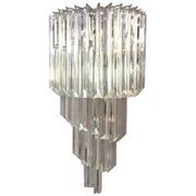 Twister triedro murano glass wall sconce