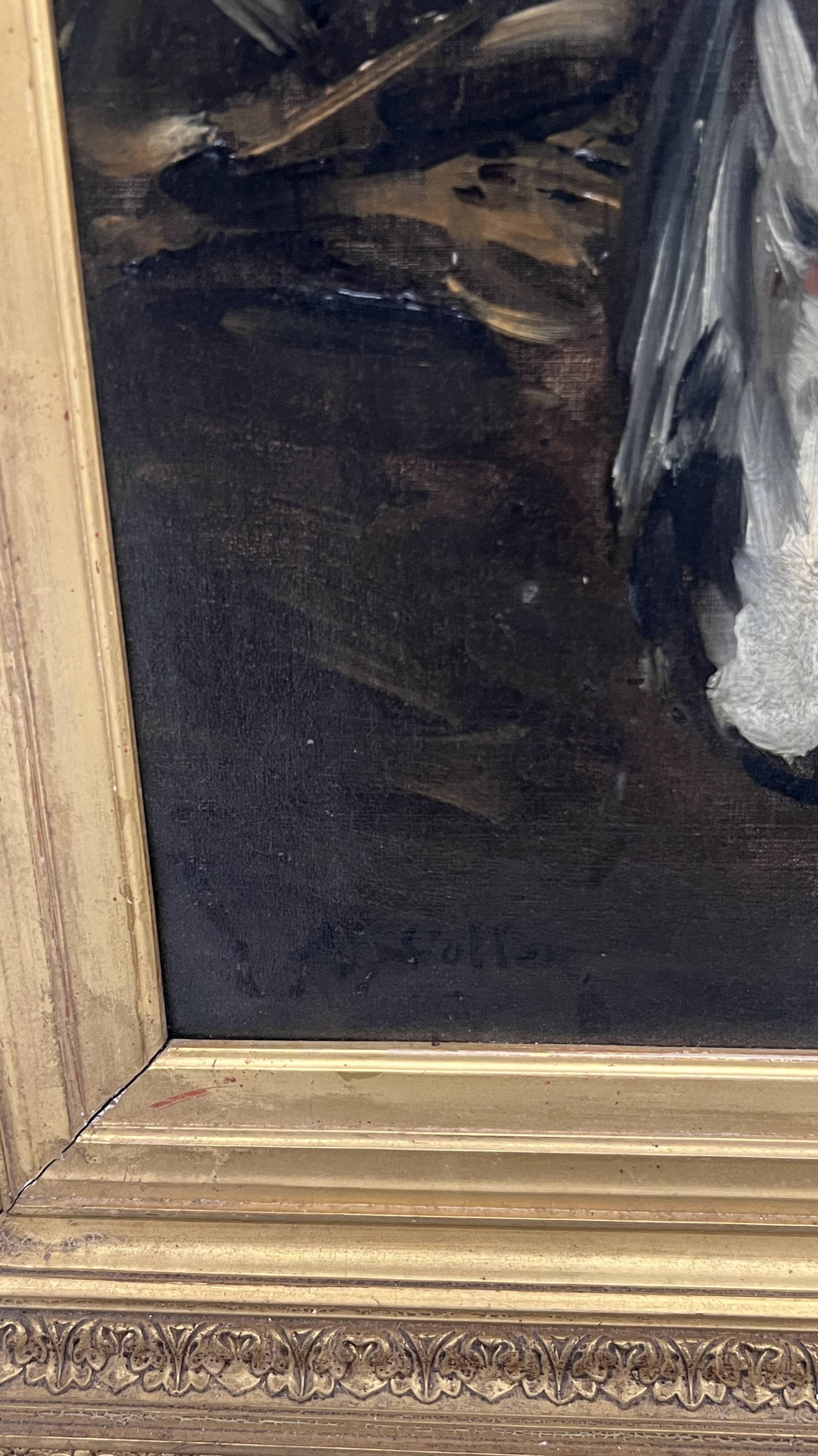 Painting by Antoine Vollon