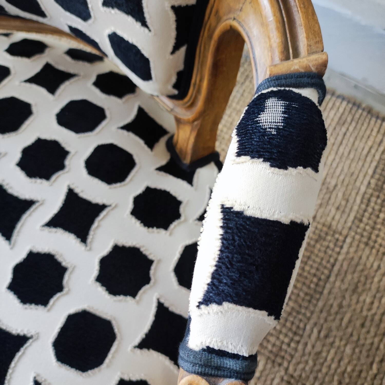 Pair of Louis XV cabriolet armchairs