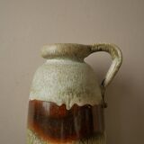 Vintage floor vase German ceramic West Germany Scandinavian decorative object