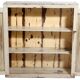 Art Deco wall cabinet in ancient Burmese teak