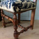 Series of 6 Louis XIII style chairs, in walnut