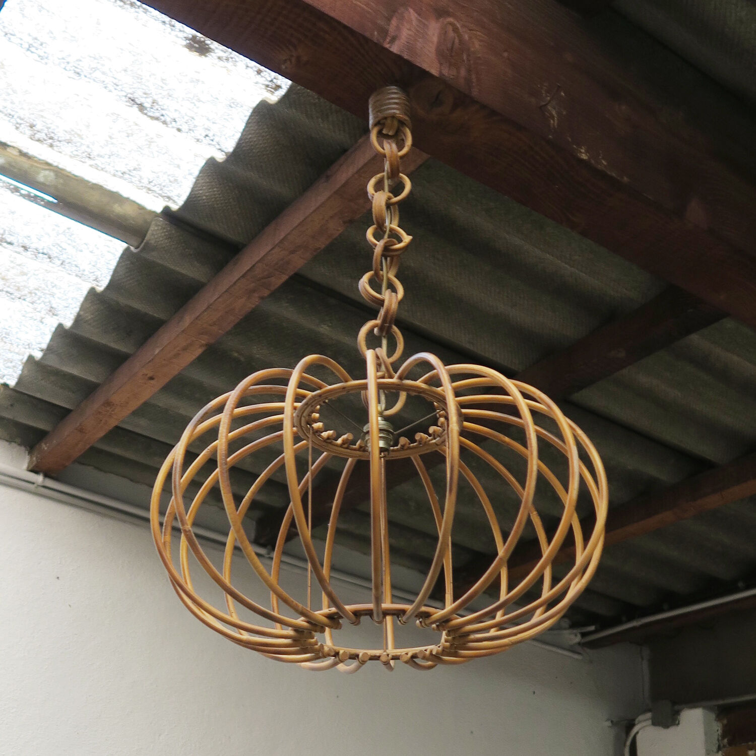 Rattan hanging