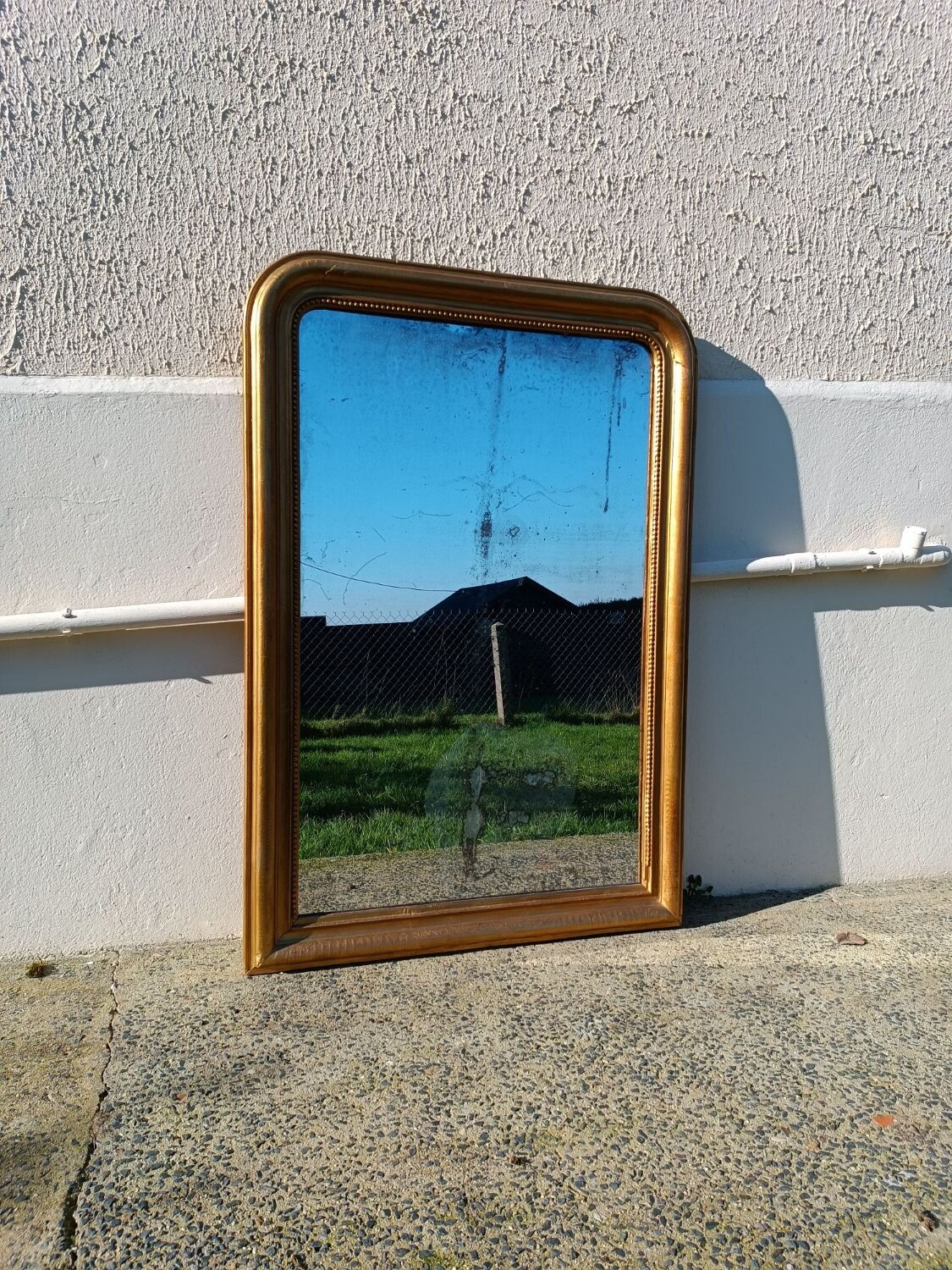 Antique mirror Louis Philippe 127/88 cm