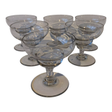 Selency champagne glasses x Monoprix Croisé Laroche