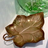 Brass leaf catchall