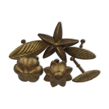 Ancient Bronze Stamp Footprints