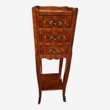 Marquetry nightstand