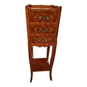 Marquetry nightstand
