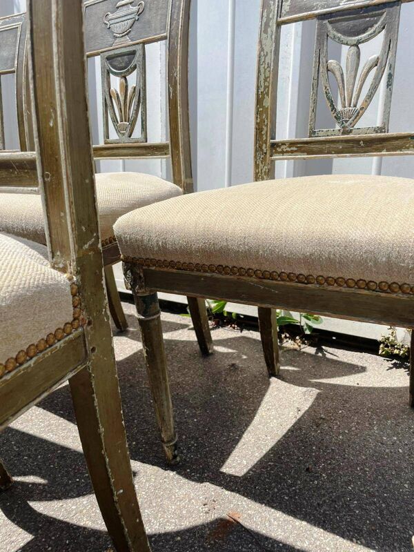 Suite de 5 chaises style directoire