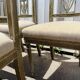 Set of 5 Directoire style chairs