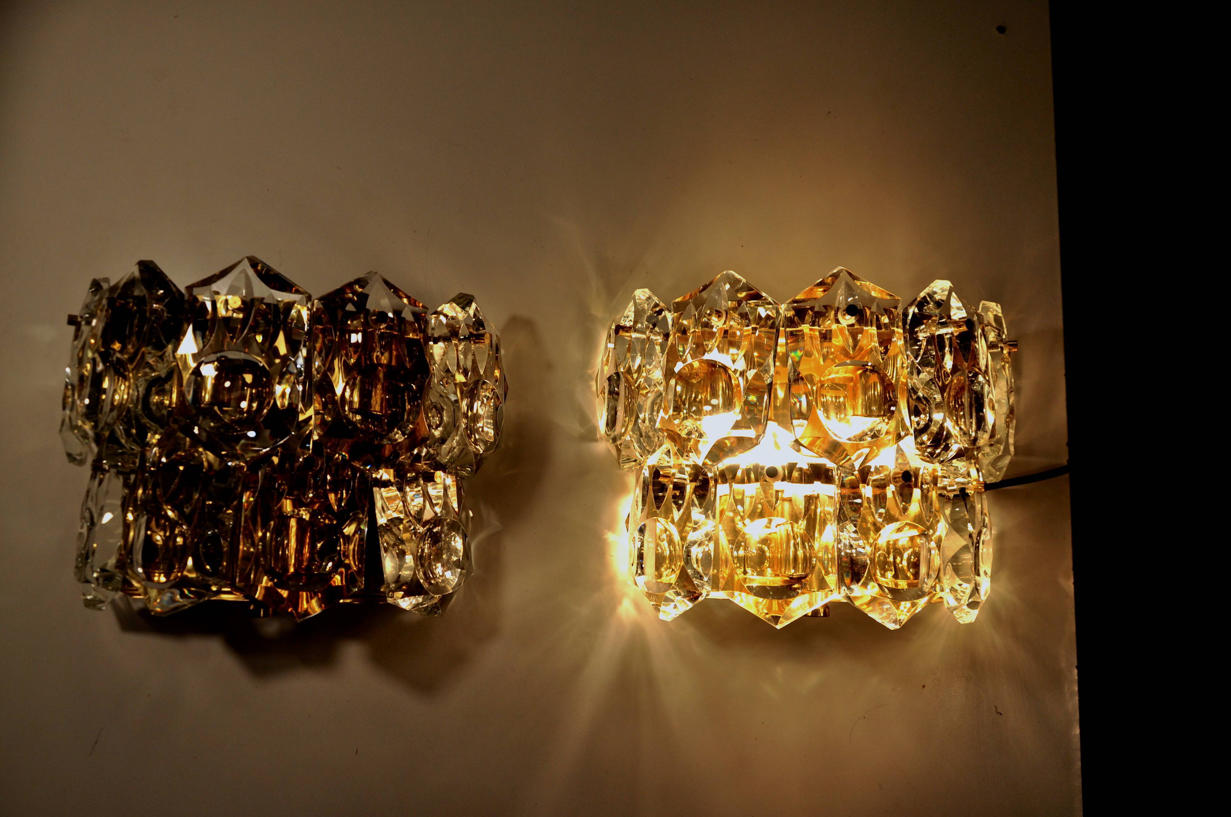 Pair of Kinkeldey wall lamps