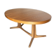 Baumann vintage 1970 oval table, stamped NF