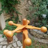 Porte manteaux scandinave en pin 1970