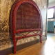 Vintage rattan headboard l=110cm