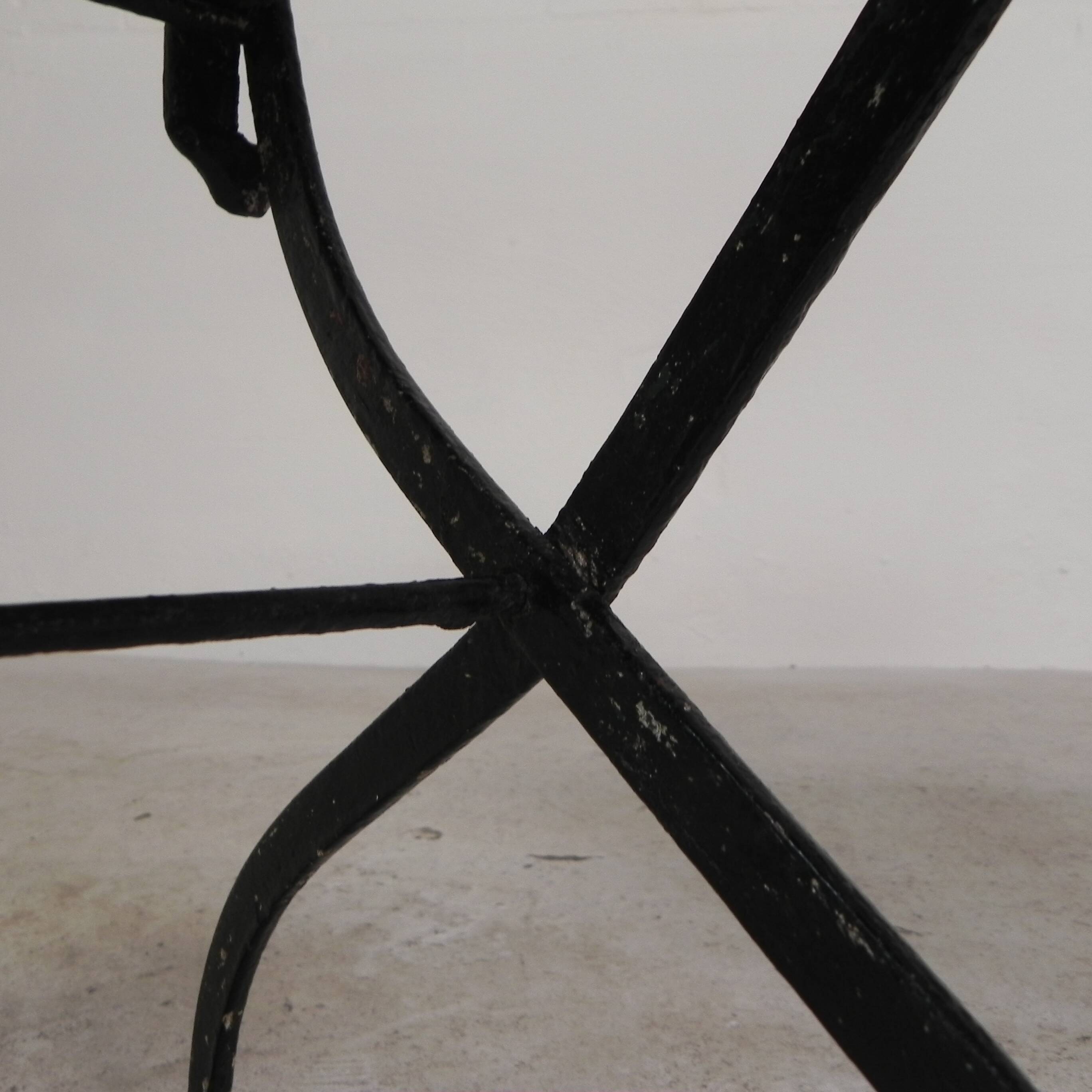 Set of 2 folding chairs, garden chairs, 1930s