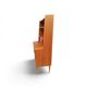 Danish teak secretary bureau with bookcase, Larsens Møbler, 1960s