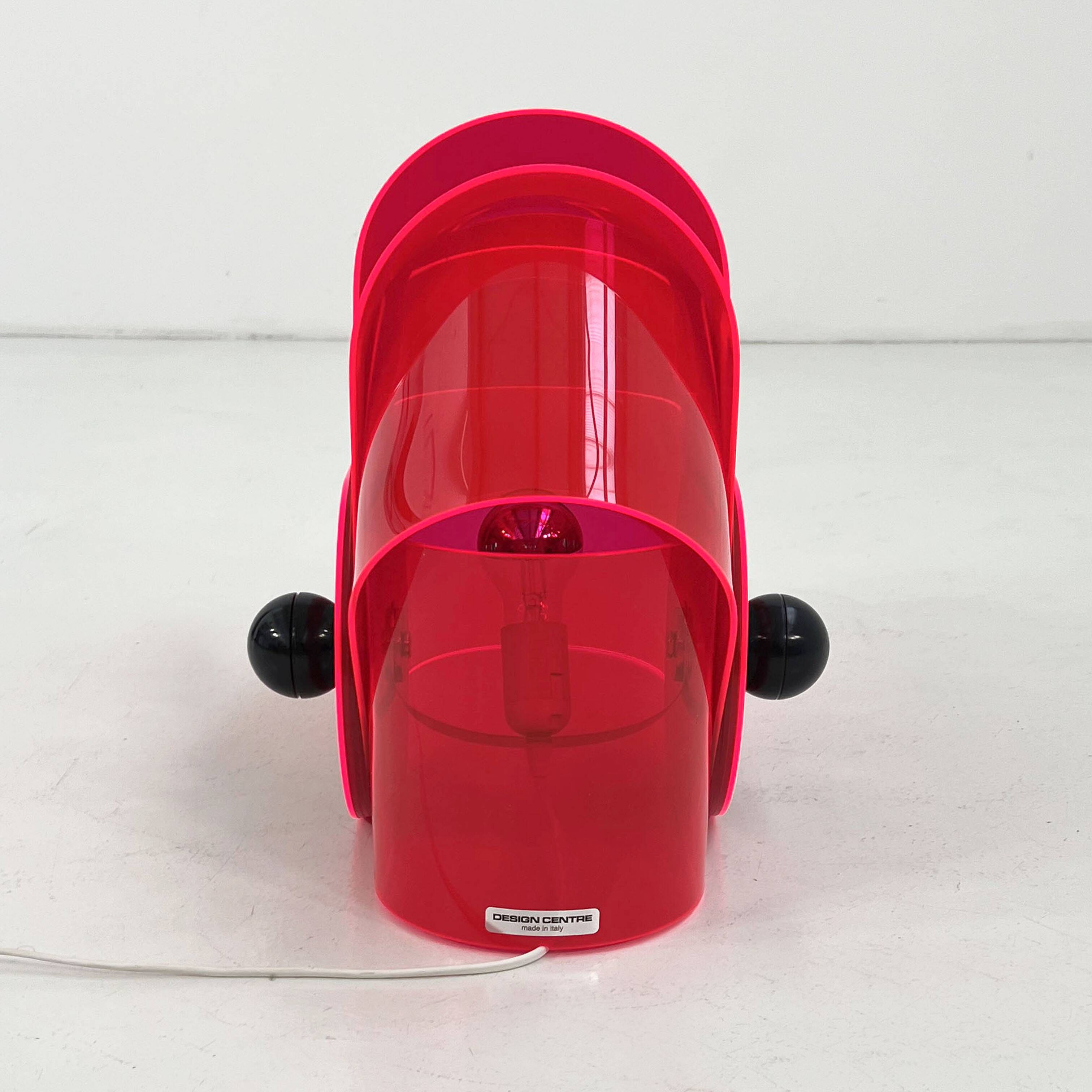 Lampe Gherpe Rose par Superstudio pour Design Centre Poltronova, 1968