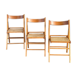 3 folding chairs 1970