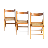 3 folding chairs 1970