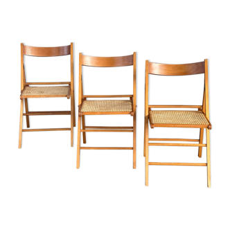 3 folding chairs 1970