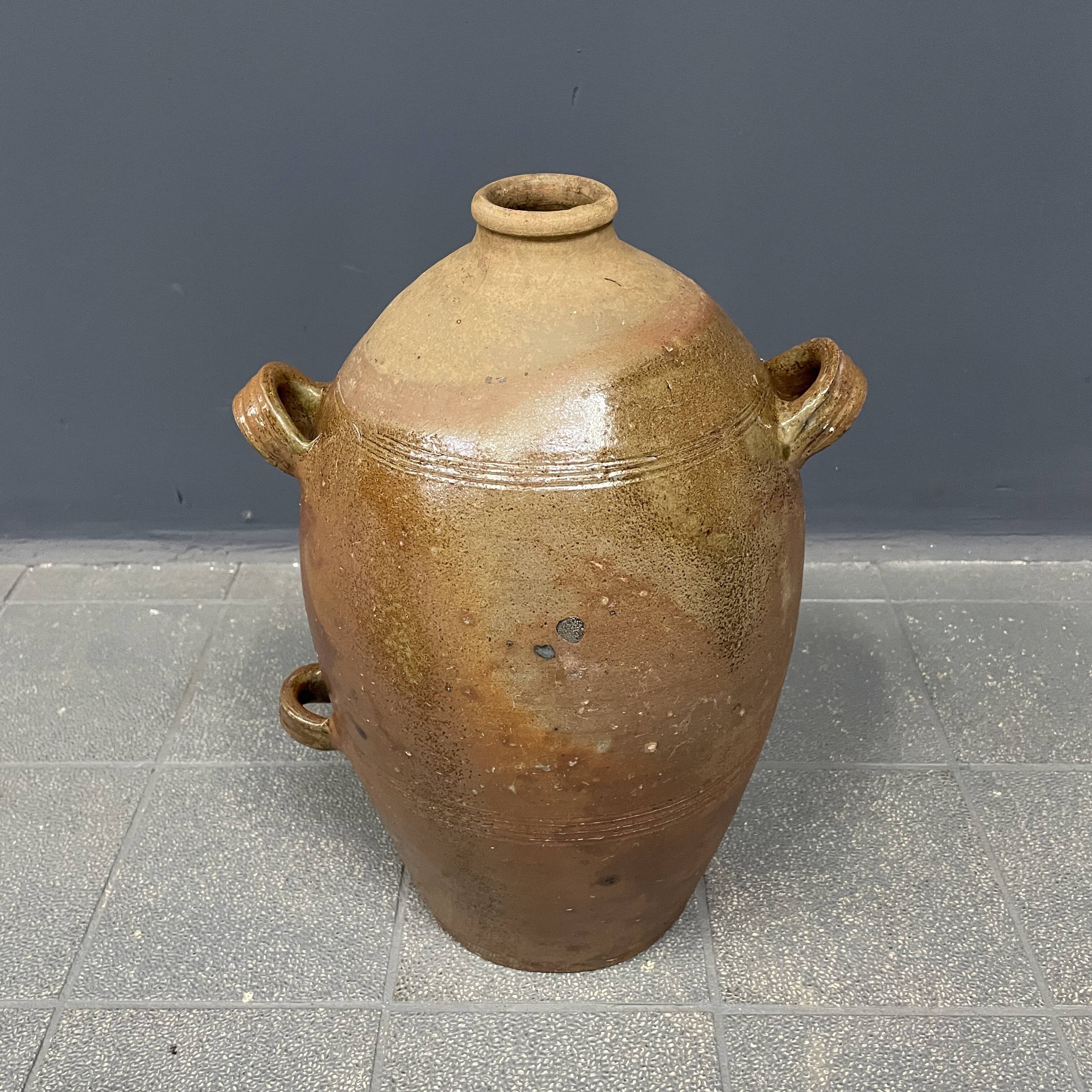 Large antique earthenware jug from Germany 18th century