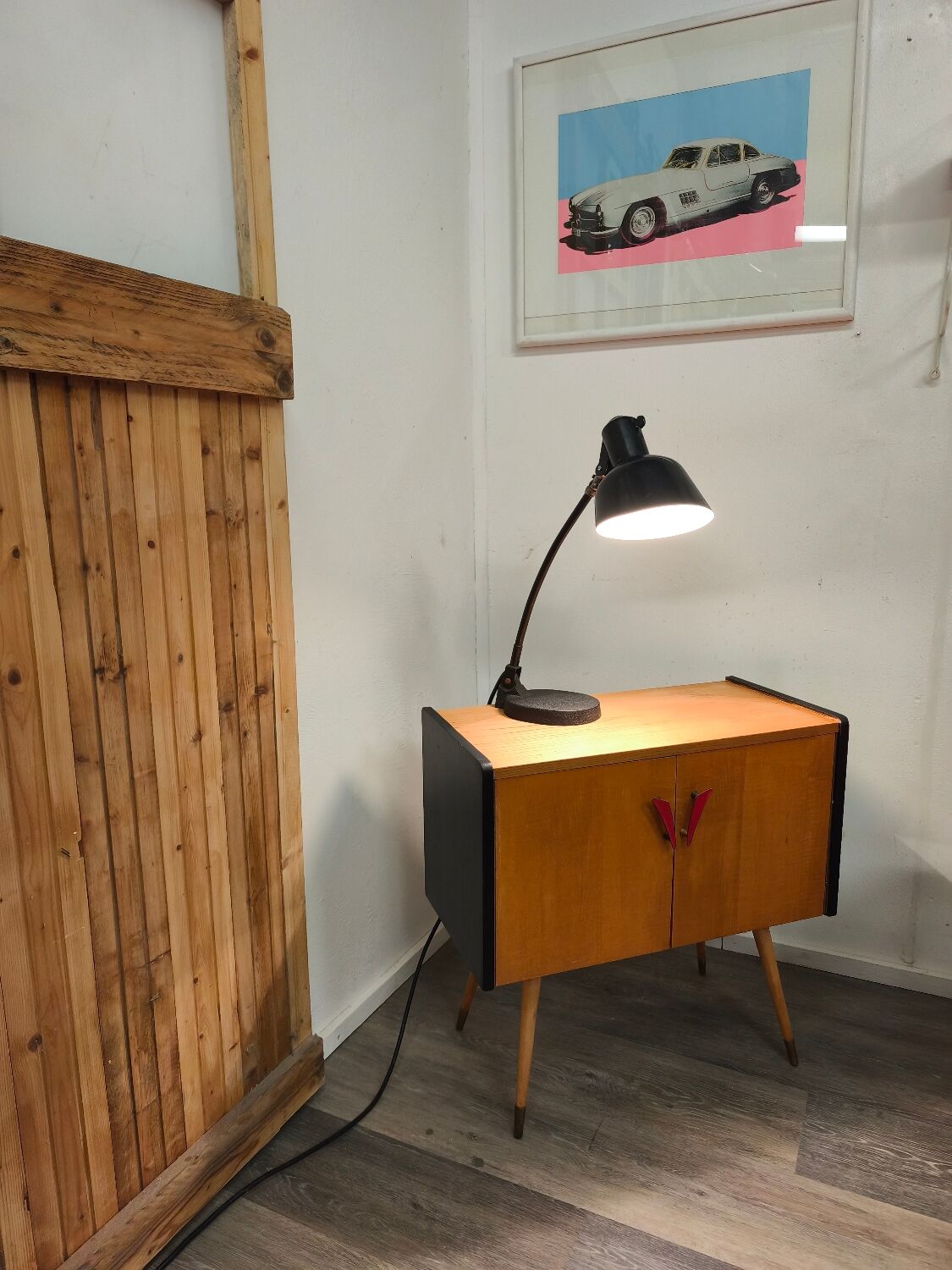 Desk or table lamp, Bauhaus design.