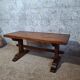 Oak coffee table in monastery style