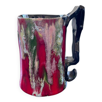 Multicolored artist mug