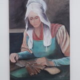 Old portrait of a woman