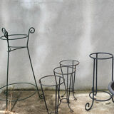 Wrought iron plant support/door