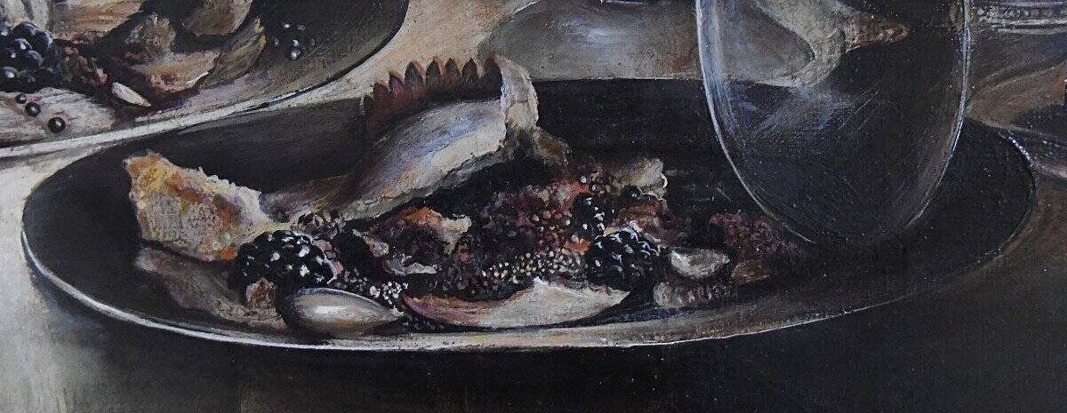 Stanislas kostka oil on canvas still life