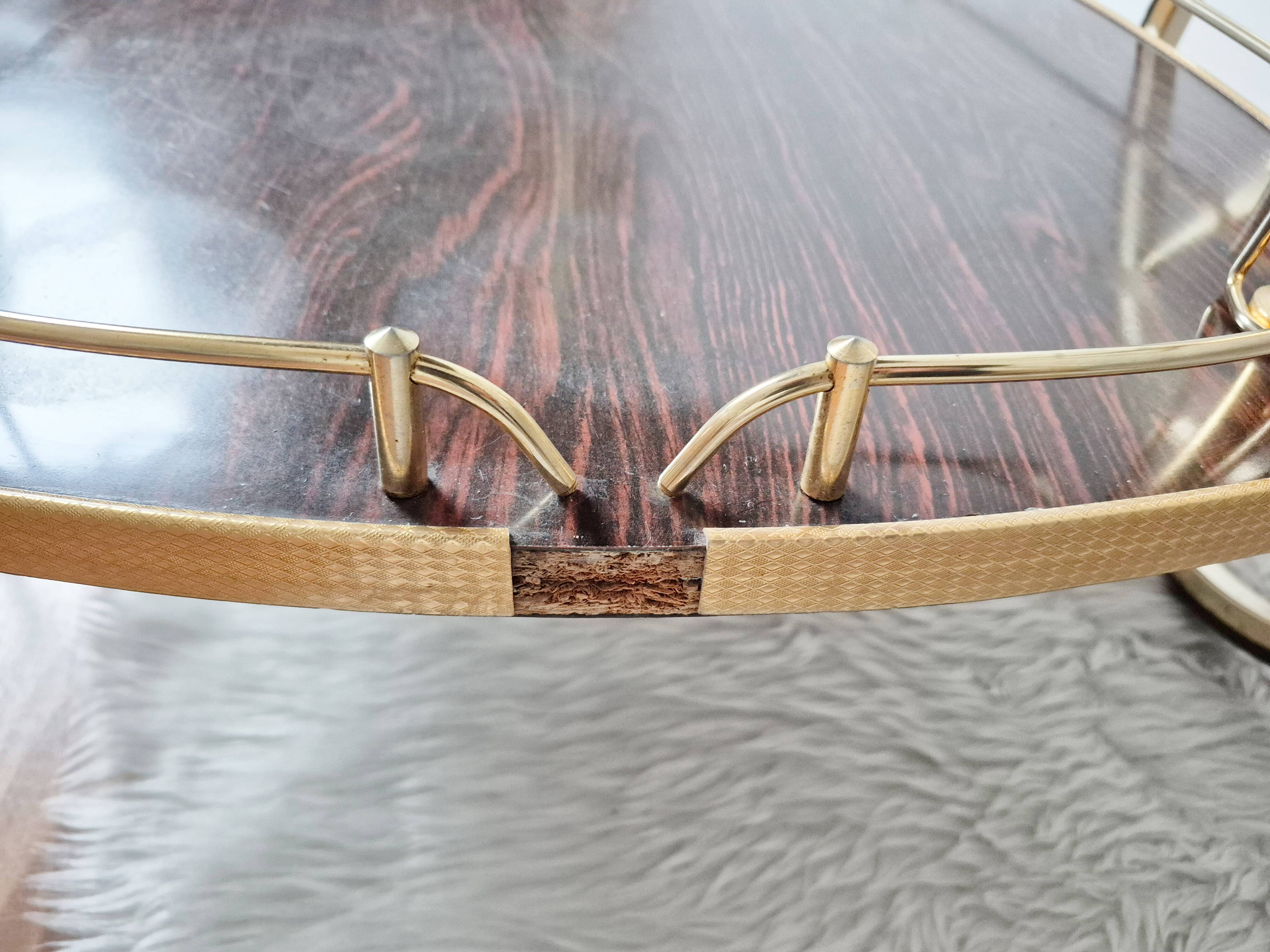 Vintage rolling table, bar cart