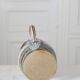 Enameled chamotte stoneware jug by Catherine Allouin